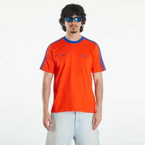 Adidas x Wales Bonner Short-Sleeve Tee Bold Orange/ Royal Blue