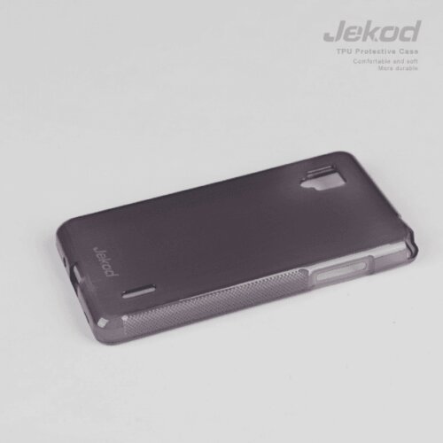 Jekod silikonski ovitek LG Optimus G E973 prozorno Ärn TPU/TB + ZaÅ¡Äitna folija Cene