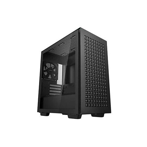 DeepCool gaming ohišje ch370 micro-atx kaljeno steklo, črna Cene