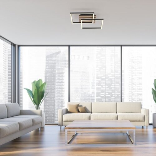 Just LIGHT. 14053-79 - LED plafonsko svetlo AKUSTIKA LED/15W/230V hrast/crna Slike