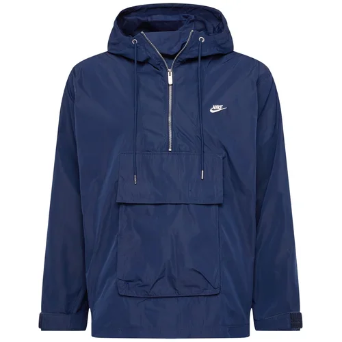 Nike Sportswear Prehodna jakna nočno modra / bela