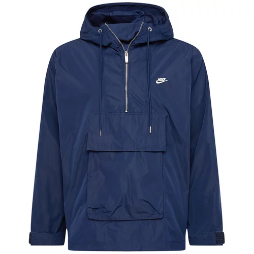 Nike Sportswear Prijelazna jakna noćno plava / bijela