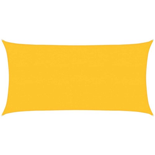 vidaXL Senčno jadro 160 g/m&sup2; rumeno 2,5x5 m HDPE Cene