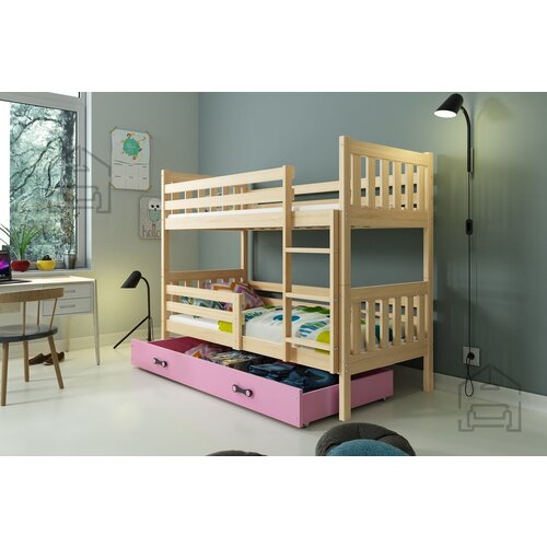 BMS Group Pograd Carino s predalom - 80x160 cm - bor/roza Slike