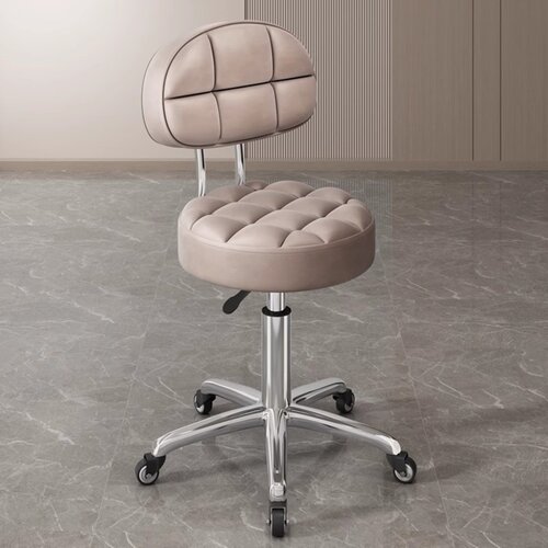Bolzz ROTIRAJUĆA STOLICA, PODESIVA, ZA SALON - ORDINACIJU MODERNO 20 LIGHT BROWN Slike