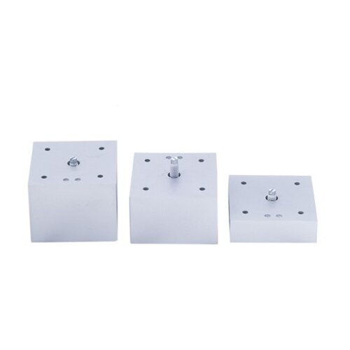 Nogica 706R štelujuća 75x75 H=60 Ral 9006 ( 440-125 ) Slike