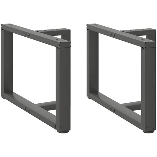  Noge za klub stolić T-oblika 2 kom antracit 70x25x(42-43) cm čelik Cene
