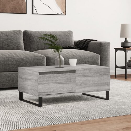  Stolić za kavu boja sivog hrasta 90x50x36,5cm konstruirano drvo Cijene