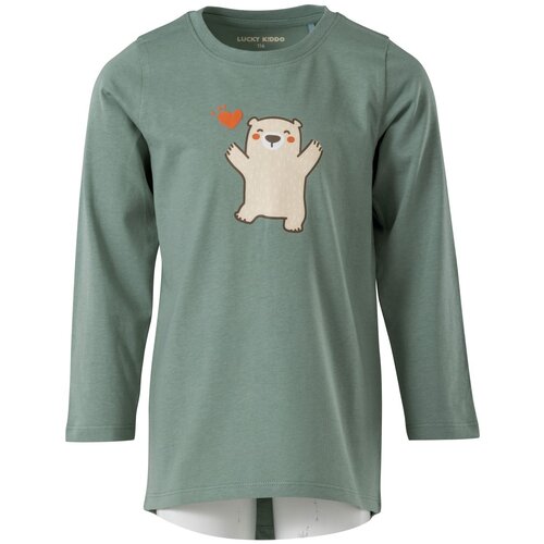 Lucky Kiddo majica DR LK-KGT LS 2_25 D zelena 146 Cene
