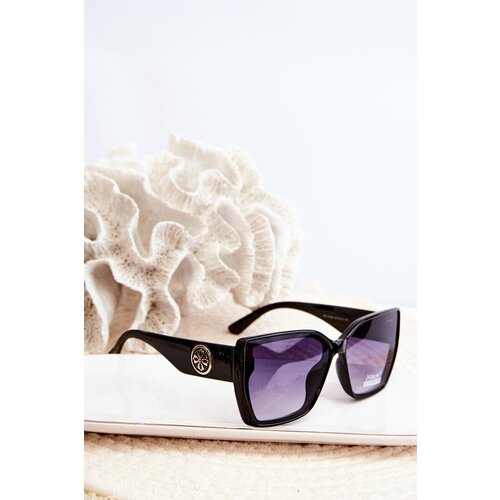  Women&amp;#039;s Classic Sunglasses with Decorative Details UV400 Black Slike