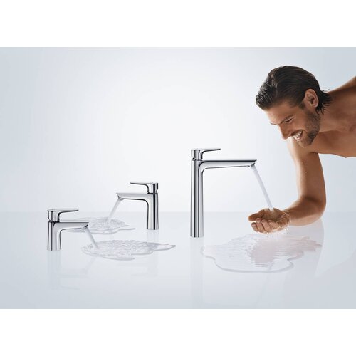 Hansgrohe enoročna armatura za umivalnik Talis E 110 z zgornjim delom sifona (71711000) Slike