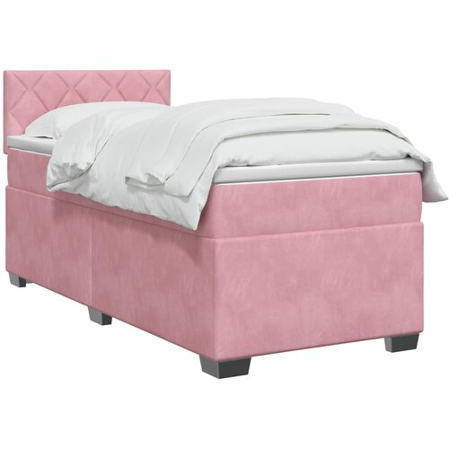  Boxspring krevet s madracem Ružičasta 90 x 200 cm Bar&amp;scaron;un Slike
