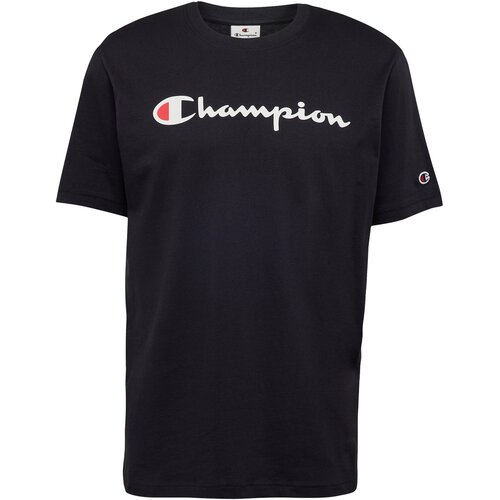 Champion Big Logo Jersey T-Shirt Black Cene