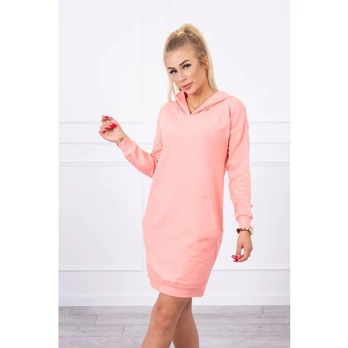 Kesi Apricot dress with hood