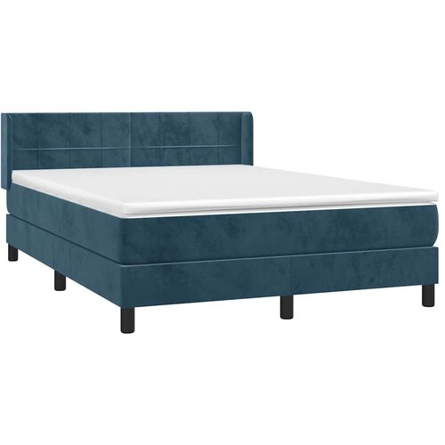  s oprugama i madracem tamnoplavi 140x190 cm bar&amp;scaron;unasti Slike