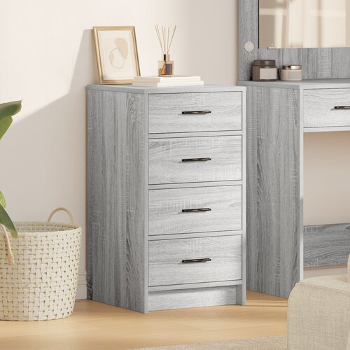 vidaXL Siva Sonoma Konstruirano drvo Srednji Sideboard Pravokutni Cijene