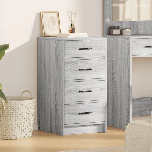 vidaXL Siva Sonoma Konstruirano drvo Srednji Sideboard Pravokutni