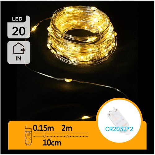 Aigostar LED lanac 20xLED/2x3V 2m topla bela Cene