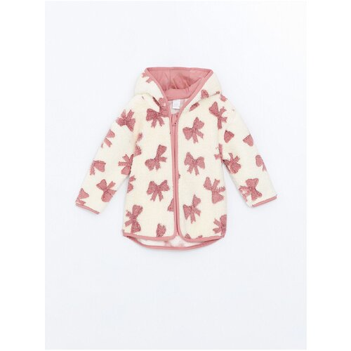 LC Waikiki Hooded Patterned Baby Girl Cardigan Cene