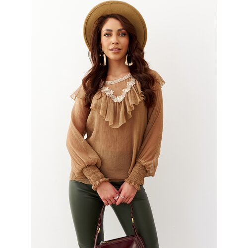 Cocomore Caramel blouse cmgBL1931.camel Slike