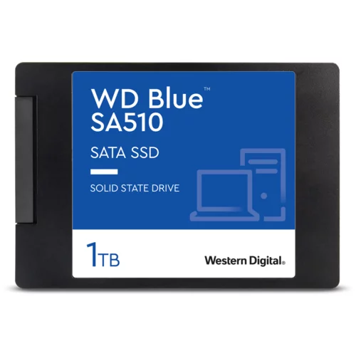 Wd trdi disk 1TB ssd blue SA510 6,35cm(2,5) SATA3