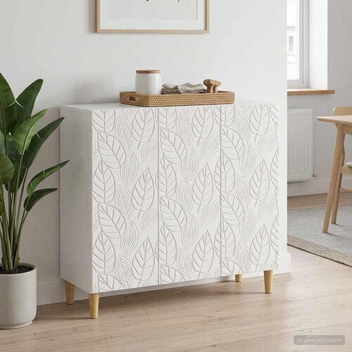  Kreveta Bijela visokog sjaja 89 x 34,5 x 80 cm Cijene