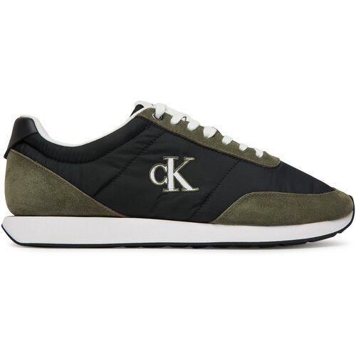 Calvin Klein Superge Retro Runner Ess Mix Mat YM0YM01361 Črna Slike