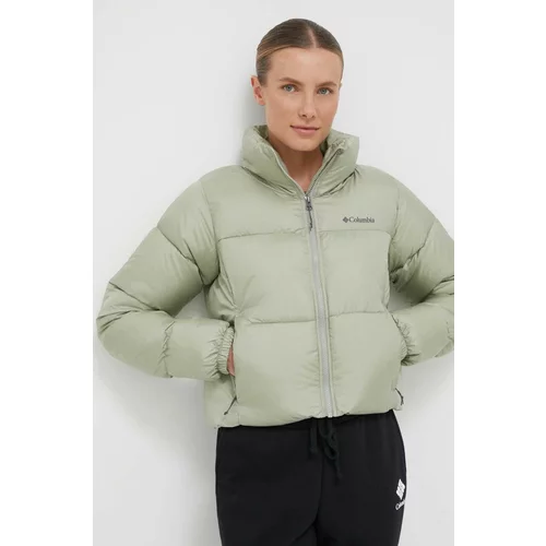 Columbia Jakna Puffect Cropped Jacket za žene, boja: zelena, za zimu, 2002491
