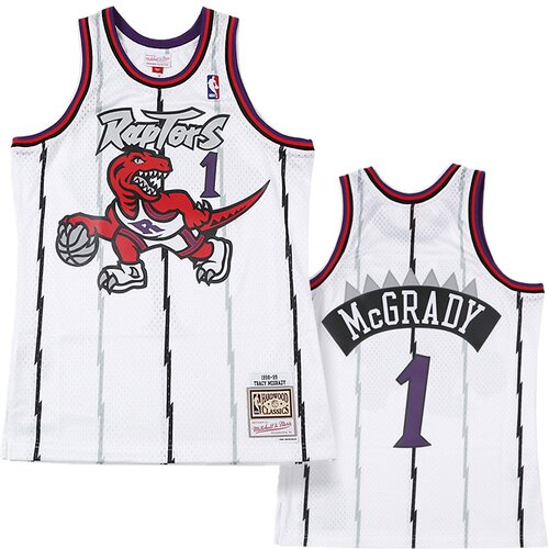 Mitchell And Ness Tracy McGrady 1 Toronto Raptors 1998-99 Mitchell &amp;amp; Ness Swingman dres Slike