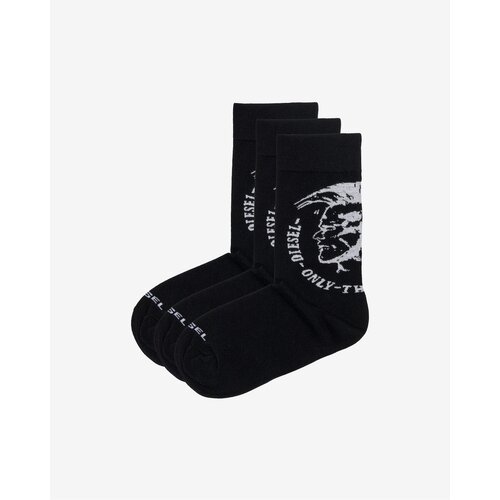 Diesel Set of three pairs of women&amp;#039;s black socks - Women Slike