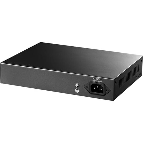 Cudy GS1010PE 8-Port gbit poe+ switch with 2 gbit uplink ports 120W, steel case Slike