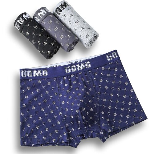 Uomo 3-PACK moške boksarice Nautic Line Cene