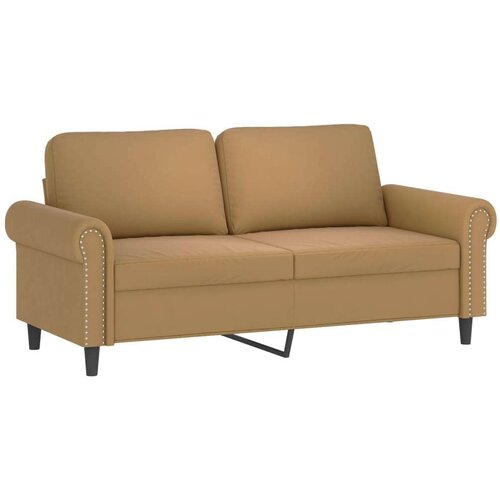 VidaXL 2-dijelni set sofa s jastucima smeđi bar&amp;scaron;unasti Slike