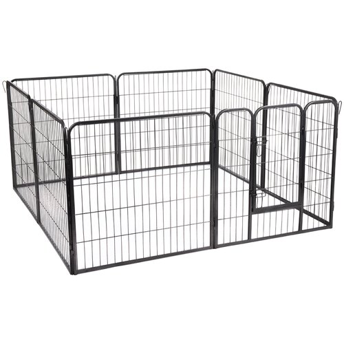 Zooplus Ograda za &amp;scaron;tence od metala - 8 elemenata po &amp;Scaron; 80 cm x V 80 cm Slike
