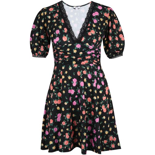 Dorothy Perkins Petite Obleka me&amp;scaron;ane barve / črna Slike