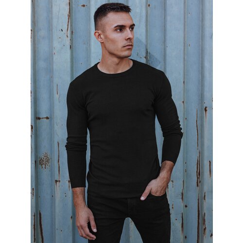 DStreet Sweter męski klasyczny czarny Slike