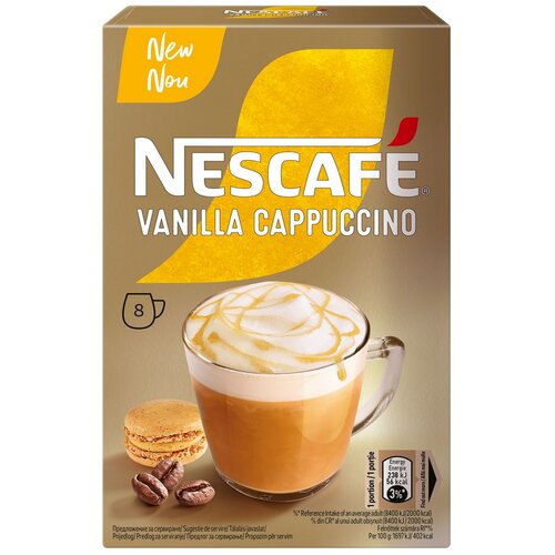 Nescafe Kava Nescaf&amp;eacute; cappuccino vanilija 8 x 14 g Slike