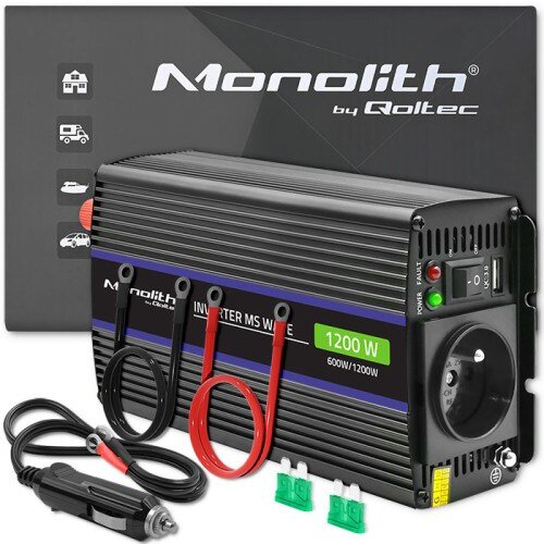Qoltec Monolith power adapter /inverter Auto /Indoor 600 W Black Cijene