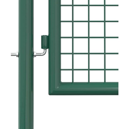 vidaXL Vrata za ograjo iz jekla 100x175 cm zelena Cene