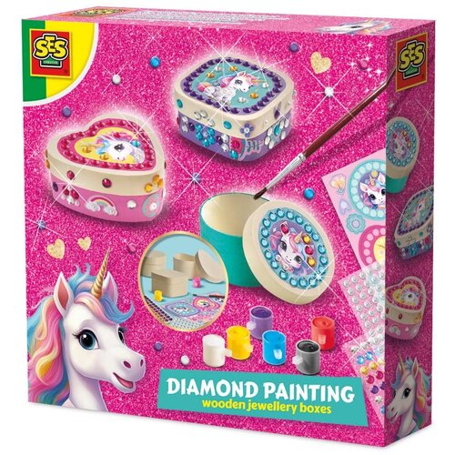 Ses Creative Unicorn set izrada i ukra&amp;scaron;avanje drvenih kutijica Slike