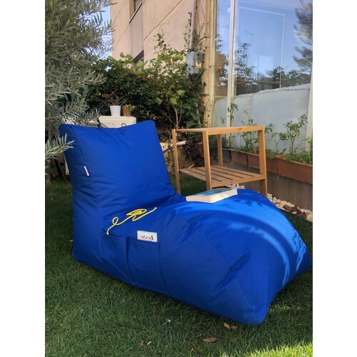 Atelier Del Sofa Temno modra vrtna sedežna vreča Daybed &amp;ndash; Slike