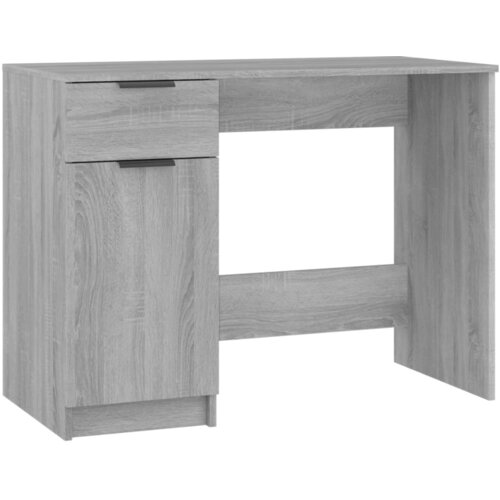 Maison Chic Pisalna miza - pisarniška miza - Računalniška miza siva sonoma 100x50x75 cm konstruiran les, (21785483) Cene