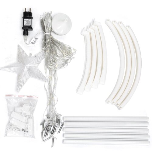 Aigostar LED spolja&amp;scaron;nja božićna dekoracija LED/3,6W/230V 180 cm IP44 hladno bela Slike