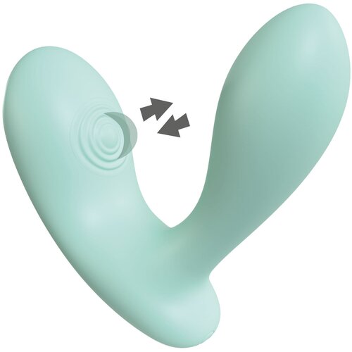 XOCOON DuoVibe II Tapping Vibrator Mint Slike