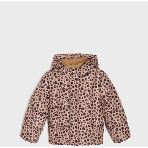 Sinsay Pamučna Puffer Jakna S Kapuljačom I Leopardskim Uzorkom Cene