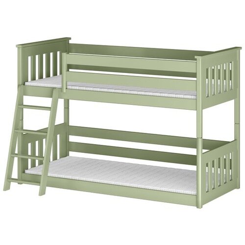 Molarem Home Drveni dječji krevet na kat Kevin - olive - 180x80 cm - Bez madraca Cene