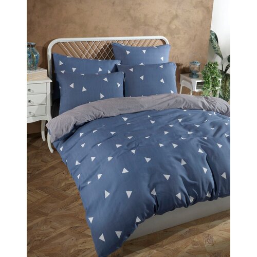 Lessentiel Maison Geometrijski set posteljine, 200x220 cm, plava Cijene