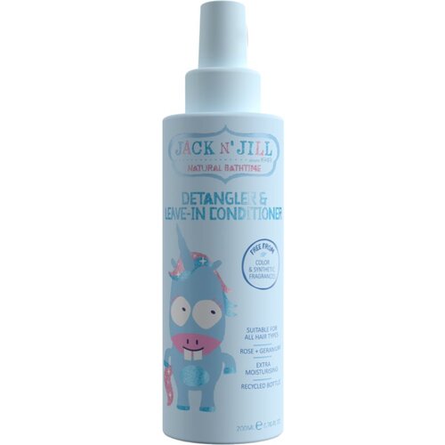 Jack N Jill Natural Bathtime Leave-in Conditioner balzam brez spiranja v pršilu za otroke 200 ml Cene