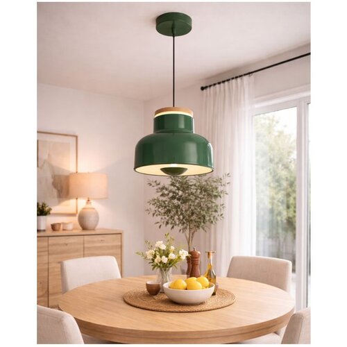 Opviq luster Maas 3444B-1A-07, LED 30 W, zeleni Slike