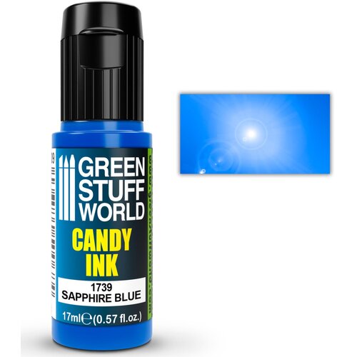 Green Stuff World candy ink sapphire blue 17ml | transparentna plava boja Cene